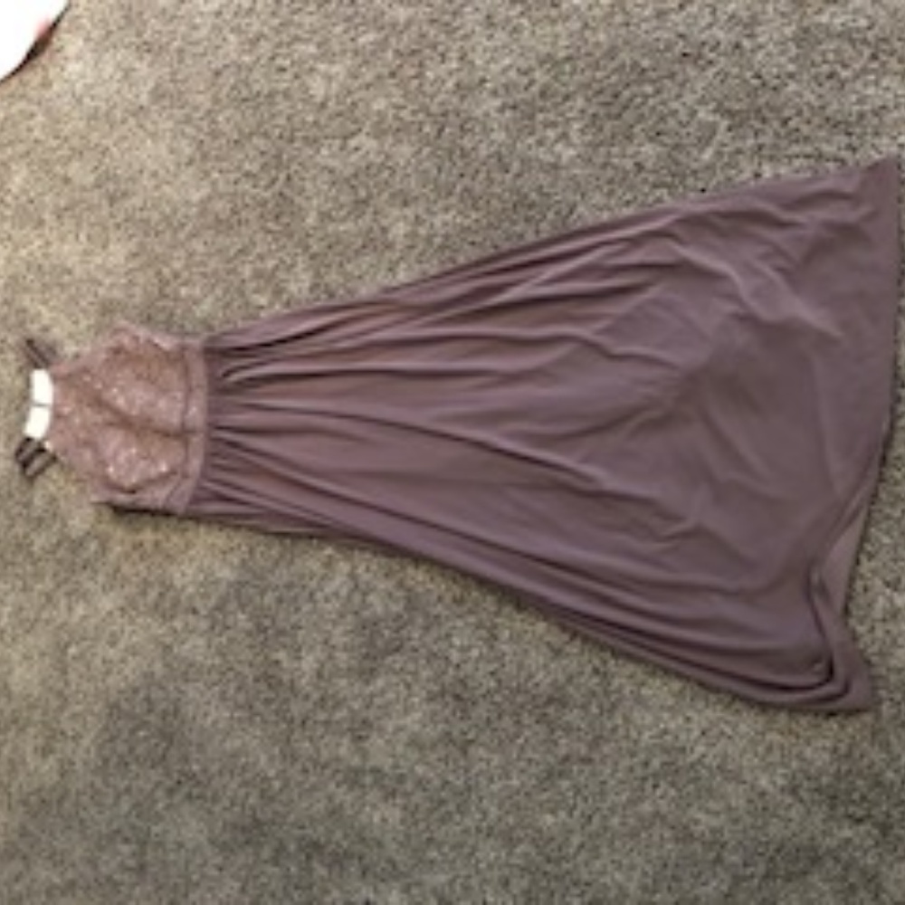 Morgan & Co Mauve Prom Dress Size 5